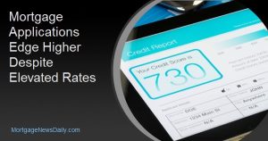 Home Loan Applications Edge Higher Despite Elevated Rates