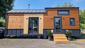 Maxi Tiny Home Imbues Two-Bedroom Layout in Japandi Consistency
