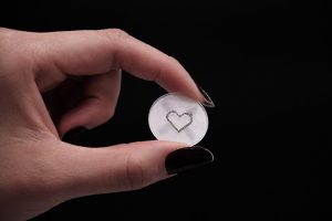 cipherX applies painless irreversible tattoos with dissolving microneedle patches